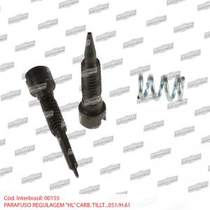 Parafuso regulagem HL carburador Tillotson St. 051 / Husq. 61