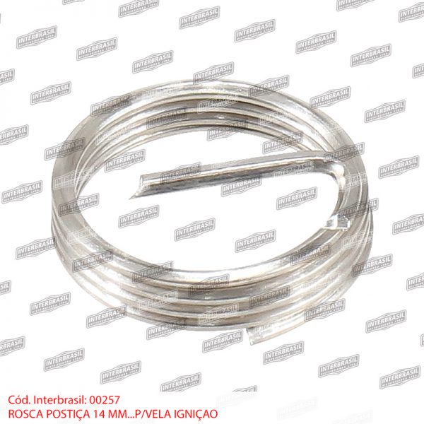 Rosca postiça 14mm para vela ignição