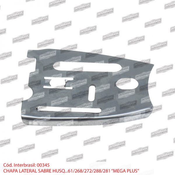 Chapa lateral sabre Husq. 61 / 268 / 272 / 288 (Mega Plus)