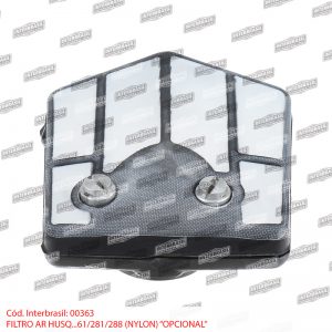 Filtro ar Husq. 61 / 281 / 288 nylon