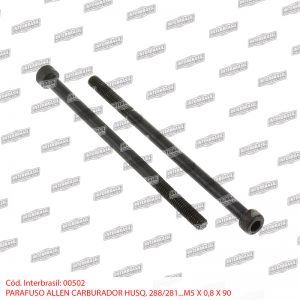 Parafuso allen carburador Husq. 281 / 288 m5x0,8x90mm