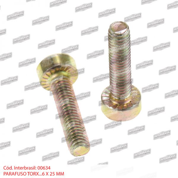 Parafuso torx 6x25mm
