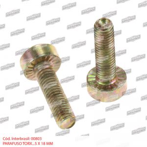 Parafuso torx 5x18mm
