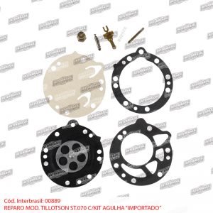 Reparo St. 070 com kit agulha mod. Tillotson (Importado)
