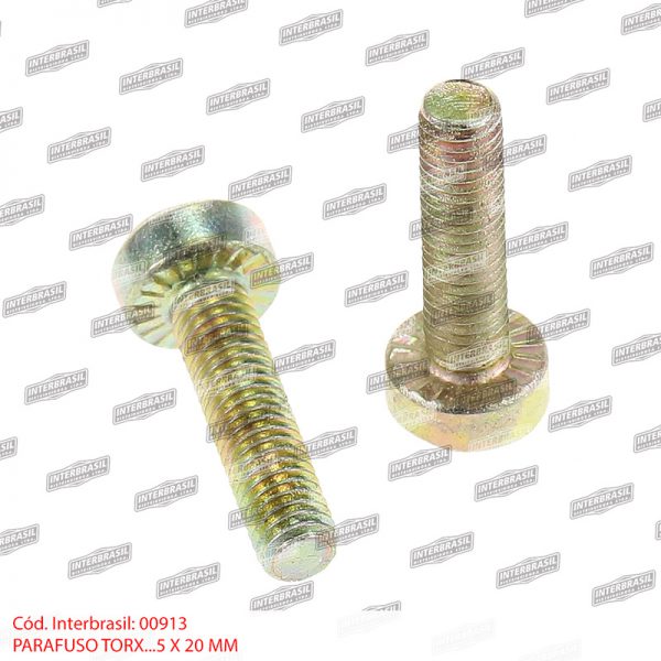 Parafuso torx 5x20mm
