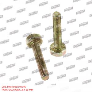 Parafuso torx 4x20mm