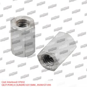 Porca cilindro 6x15mm 950W / GT-095