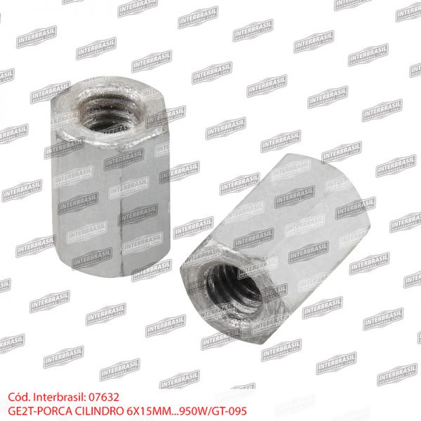 Porca cilindro 6x15mm 950W / GT-095