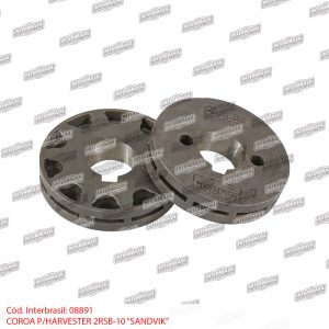 Coroa para harvester 2RSB-10 (Sandivik)