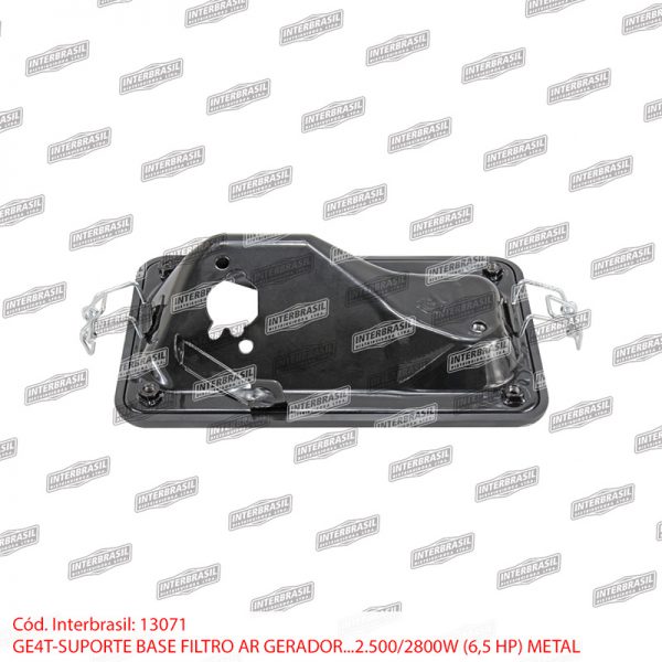 Suporte base filtro ar gerador 2.500 / 2.800W 6,5hp (metal)