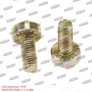 Parafuso torx 5x12mm