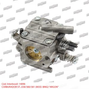 Carburador St. 038 / 380 / 381 mod. Bing (Argon)
