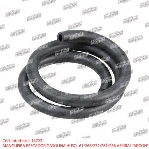 Mangueira pescador gasolina Husq. 61 / 268 / 272 / 281 / 288 aspiral (Argon)