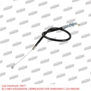 Cabo acelerador deriçador café Shind. C-230 (Argon)