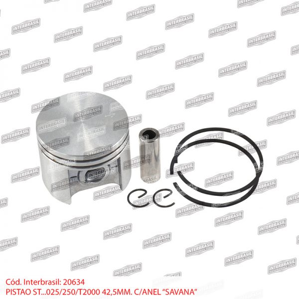 Pistão 42,5mm com anel St. 025 / 250 / T2000 (Savana)
