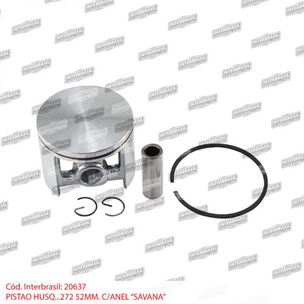 Pistão 52mm com anel Husq. 272 (Savana)