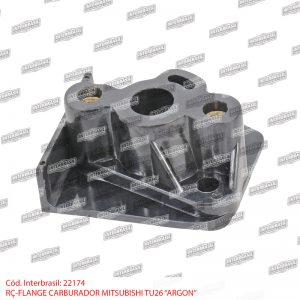 Flange carburador Mitsub. TU-26 (Argon)