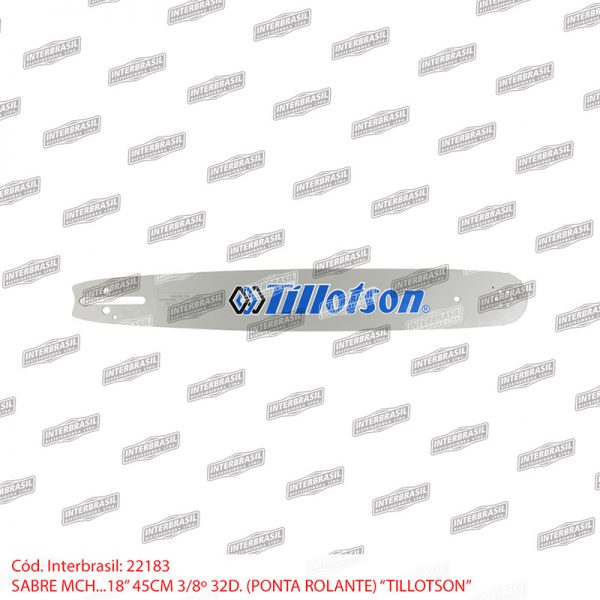Sabre Mch 18'' 3/8º 32D 45cm 1,5mm ponta rolante (Tillotson)