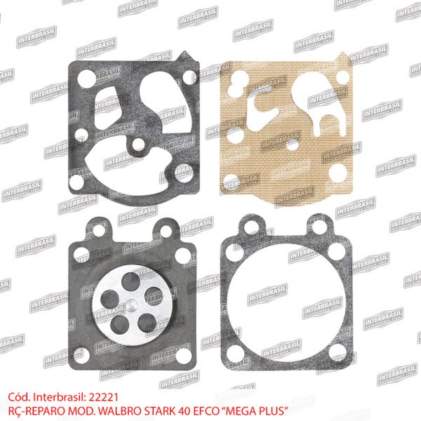 Reparo carburador mod. Walbro Stark 40 EFCO (Mega Plus)