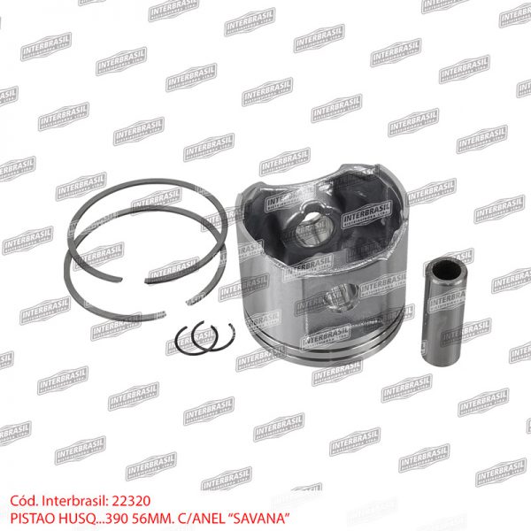 Pistão 56mm com anel Husq. 390 (Savana)