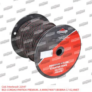 Cordão partida 4,4mm premium bobina 152,4mt (Briggs)