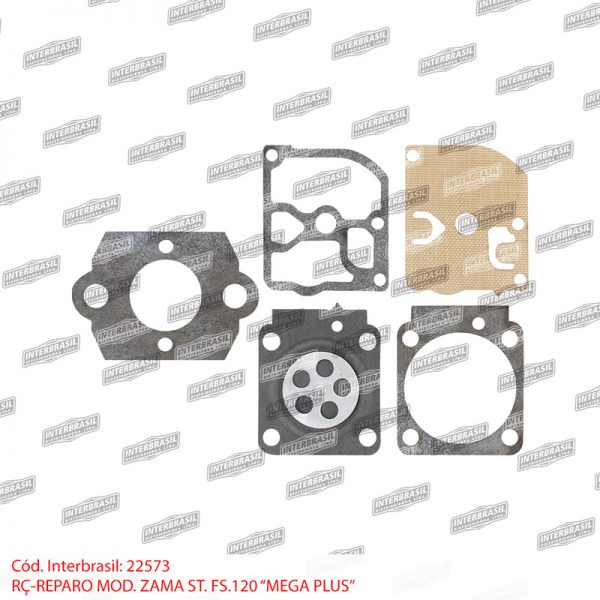 Reparo carburador mod. Zama St. FS-120 (Mega Plus)
