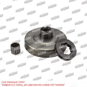 Tambor CCT Husq. 281 / 288 / 394 / 395  3/8''x8 std (Savana)