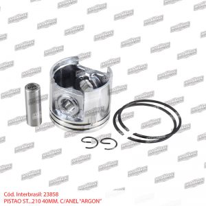 Pistão 40mm com anel St. 210 (Argon)