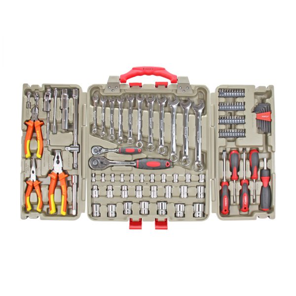 Kit de ferramentas profissional com 110 peças espelhado