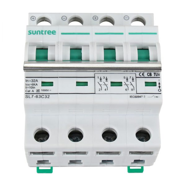 Disjuntor circuito solar com 4 polos 32a 1000v - Image 2